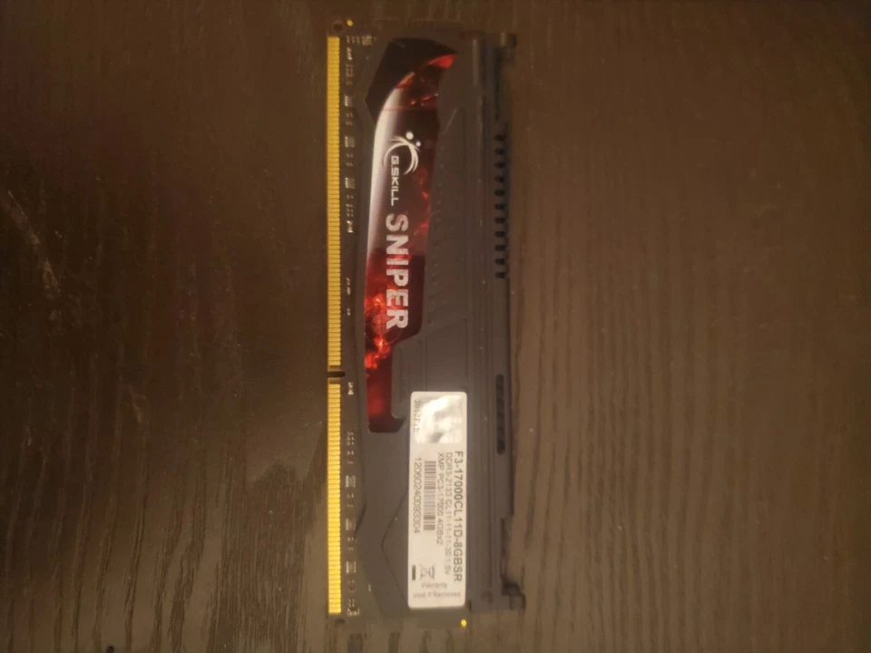 F3-17000CL11D-8GBSRDDR3-2133 CL11-11-11-30 1.6v XMP PC3-17000 4GBx2 - Image 2 of 3