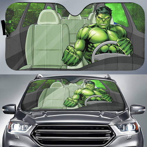 Hulk Superhero Car Sun Shade