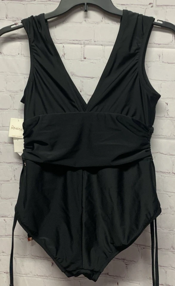 Raisins Curve 14W Plus Size Lusiana One-Piece Swimsuit Black New - Image 4 of 4