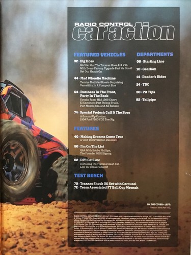 Radio Control Car Action Magazine April 2021 The Traxxas Big Hoss Factory Maxout - 第 3/11 張圖片