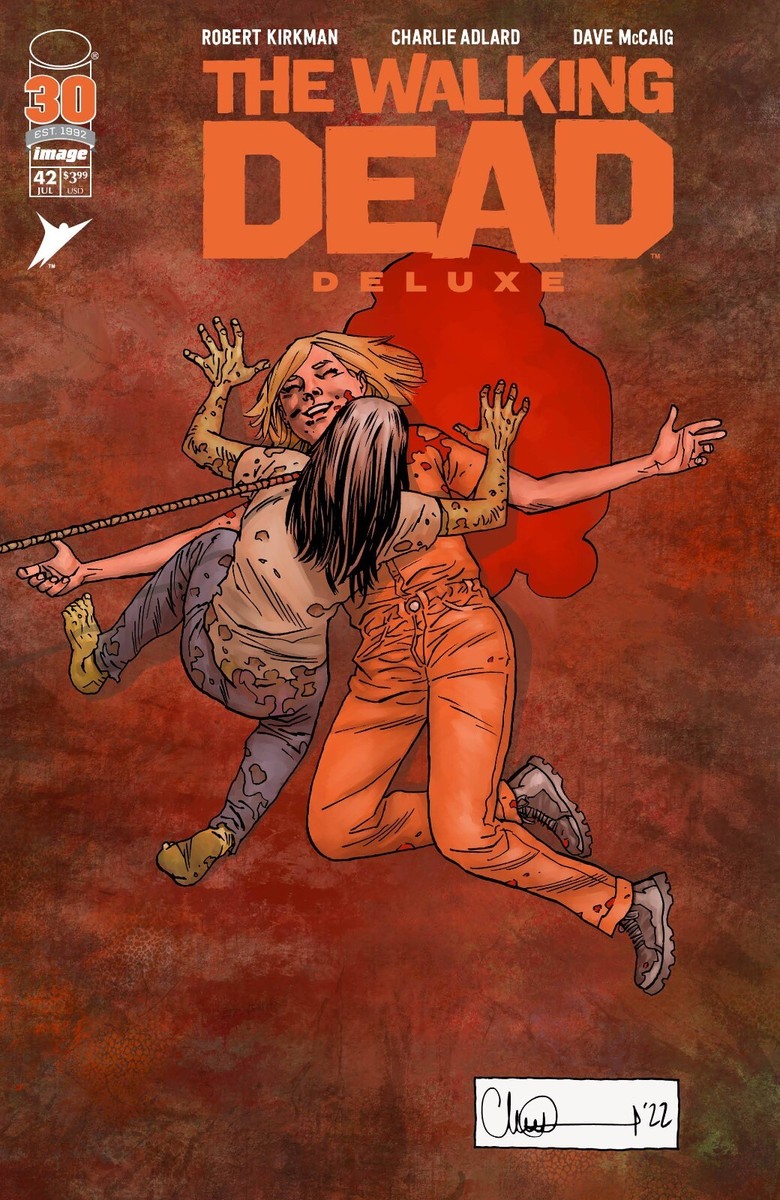 Walking Dead Deluxe #42 2022 Adlard Cover E Image Comics EB22 | eBay