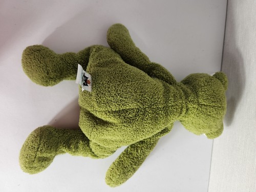 Jellycat Pelhamby Rana Verde Peluche Animal Gorro Gamuza Ojos 13.5" Largo - Imagen 10 de 13