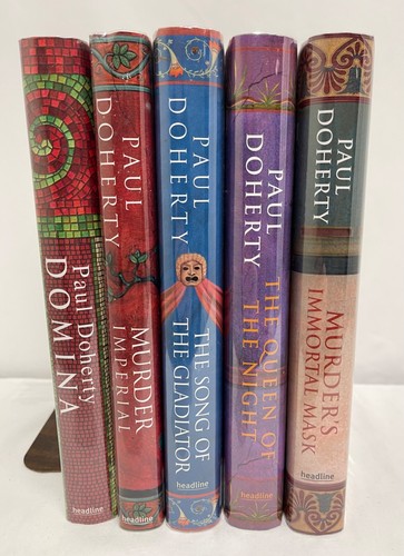 (Lot of 5 Hardcovers) Complete Ancient Rome Series Paul Doherty  (One is SIGNED) - Picture 1 of 15