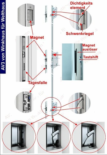 Haustür Welthaus RC2 Premiumtür Aluminium mit Kunststoff WH100 NY3300 New York - Bild 8 von 13