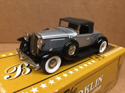 BROOKLIN MODELS METAL 1:43 1931 STUDEBAKER PRESIDENT ROADSTER BRK.88 NR COME NUOVO - Foto 9 di 10