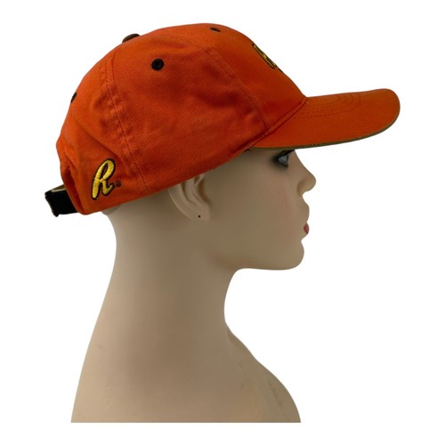 Vintage Reeses Candy Embroidered Neon Orange Cotton Adjustable Cap Hat - Picture 7 of 16