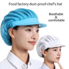 Women Head Cover Food Service Hair Nets Breathable Mesh Work Cap Fashion Simple