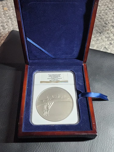Rare 2014 G Britain 500P First World War 100th Anniversary NGC Graded PF70 w/box
