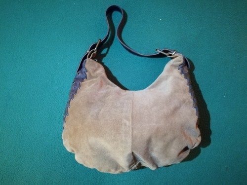 Scamosciata Mezzaluna Anni 70 A Cuoio Marina Galanti Vintage Borsetta nx8SawqRpv
