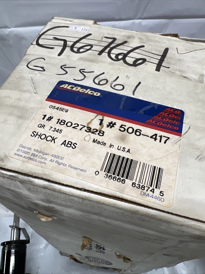 Задний амортизатор стойки в сборе левая сторона водителя для 93-02 Corolla Prizm сделано в США AC DELCO - Изображение 2 из 4