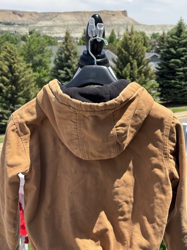 WALLS BLIZZARD PRUF  YOUTH L (12-14) BROWN CANVAS JACKET, EXCELLENT CLEAN SHAPE - Picture 13 of 20