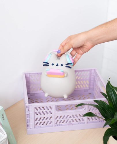 Pusheen Gamer Lamp Cute Kawaii Night Light for Kids Room Decor 6 Inches - Picture 7 of 8