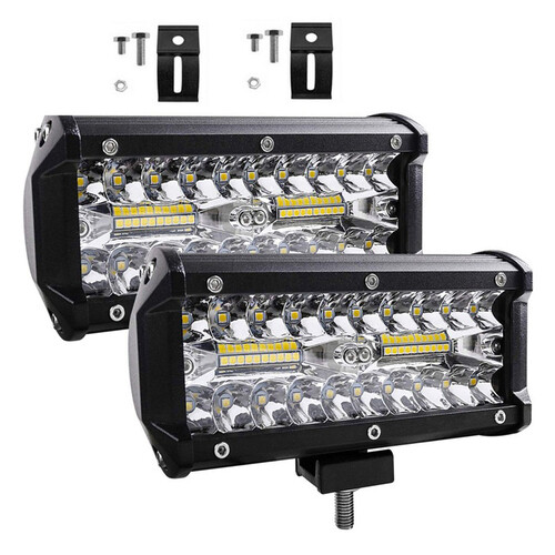 2PCS LED Work Light Bar Flood Spot Lights Driving Lamp Offroad Car Truck SUV 12V - Picture 5 of 16