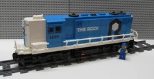 Custom Train The Rock GP9 Engine -Please Read Item Description-
