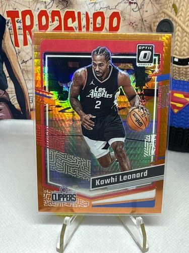2023-24 Panini Donruss Optic - Kawhi Leonard #95 Orange Hyper Prizm /99 - Bild 1 von 2