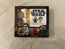 2015 NIP Star Wars Crochet Kit w/Booklet, Hook, +Yarn for Yoda & Stormtrooper