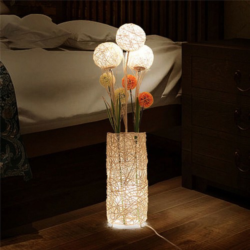 Modern Floor Lamp with Shelves Corner Standing LED Desk Nightstand Light Bedroom - Picture 35 of 74