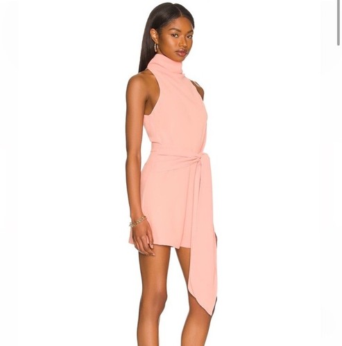 Amanda Uprichard X REVOLVE Sandrine Romper Sunset Orange  L NWOT $229 - Picture 2 of 5