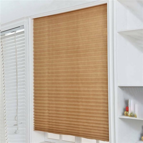 Bathroom Self-Adhesive Pleated Blinds Curtains Balcony Window Curtain Decor FI - Picture 4 of 11
