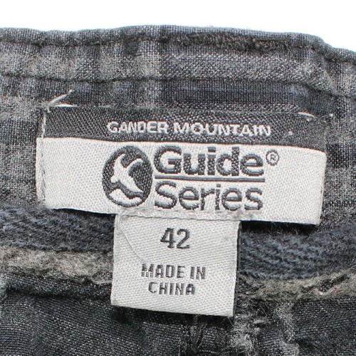 Pantalones cortos para hombre Gander Mountain Guide serie negro gris a cuadros talla 42 - Imagen 6 de 8
