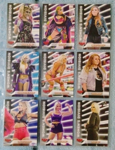 2021 Topps WWE Women's Division ROSTER Complete 55 Card Roster Set NXT AEW lot - Bild 3 von 24