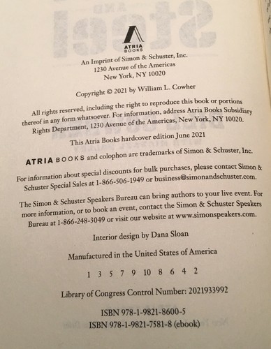 SIGNED ~ HEART AND STEEL by Bill Cowher (2021, Hardcover) 1st/1st - Picture 7 of 12