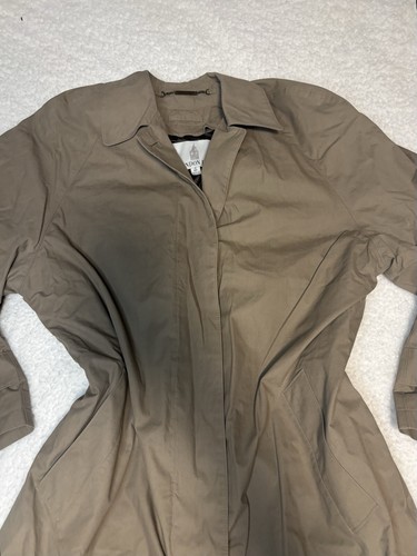 London Fog Women Vintage Tan Long Lined Trench Coat - Picture 2 of 10