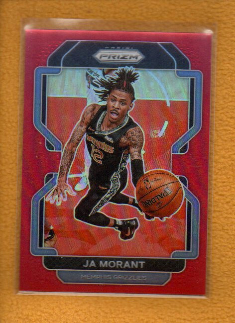 Ja Morant 2021-22 Panini Prizm Basketball Prizms Red #194 /299