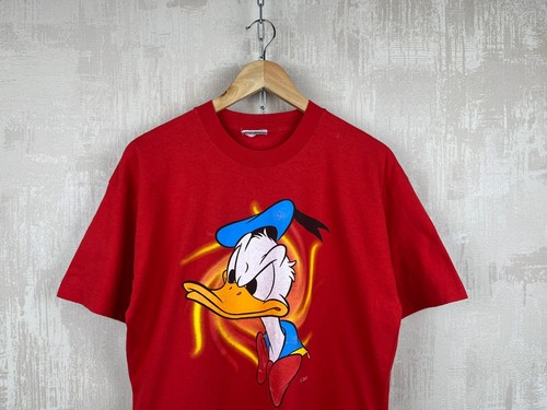 90's Donald Duck Walt Disney Comics Single Stitch Men's T-shirt Size fits to M-L - Picture 3 of 15