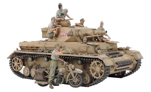 Tamiya 1/35 German Tank Panzerkampfwagen IV Ausf.F North Africa Model Ki - Foto 1 di 7