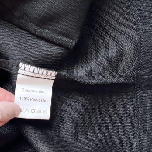 Chaqueta de Moto SHEIN LUNE Talla XL Sólida con Cremallera Ligera NEGRA - Imagen 7 de 10