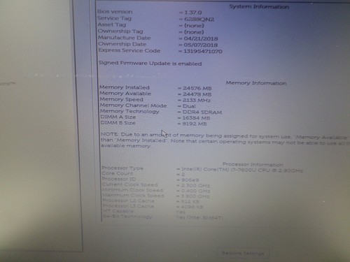 Dell Latitude 5580 i7-7600U @ 2.8GHz, 24GB RAM, 275GB HDD, Win 11 Pro - Picture 10 of 14