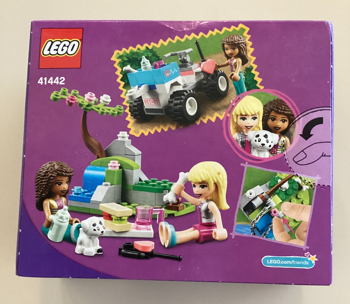 New In Box LEGO Friends - Vet Clinic Rescue Buggy 41442