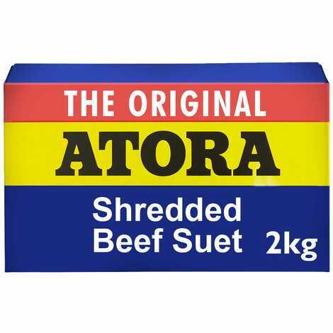 Atora Original Shredded Beef Suet | 1x2kg | Free Delivery - Picture 2 of 2