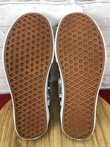 Zapatillas Vans Old Skool Camufladas Negras Gris Lona Gamuza Con Cordones Juveniles Talla 7 - Imagen 9 de 12