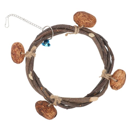 Parrot Pet Bird Toy Vine Swing Hanging vendre Climbing Rattan Circle Perch Toy