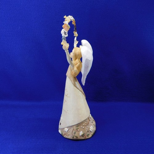 Enesco Foundations Angel Figurine Karen Hahn "God Smiled The Day You Were Born" - Picture 2 of 12