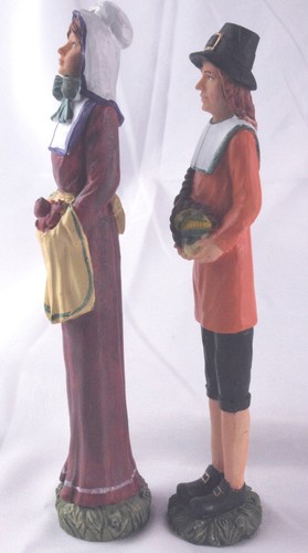 Set statuine da collezione Harvest Collection pellegrino - Foto 5 di 7