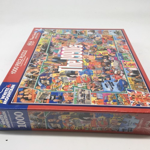 White Mountain The 1990's Nostalgia Jigsaw Puzzle 1000 Pieces NEW SEALED - Picture 9 of 11