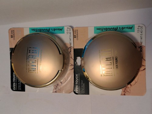 Milani Even Touch Powder Foundation #01 Shell  Lot Of 2 . - Picture 2 of 7