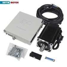 US SHIP】Servo Motor Kit 1000W 220V Servo Motor without Brake+ Servo Driver