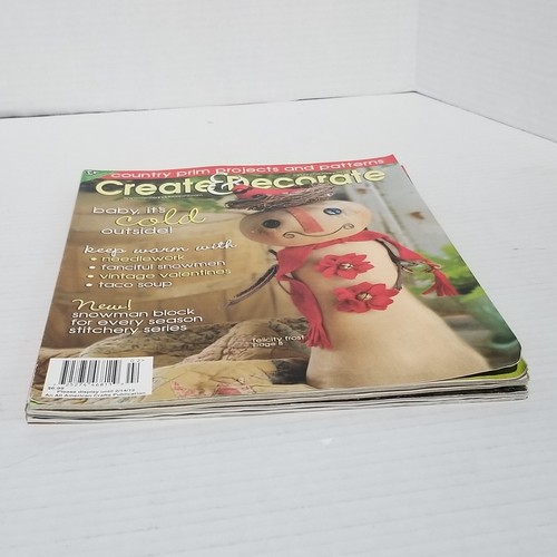 Create & Decorate Magazines Apr 2010 Jan/Feb 2012 Country & Prim Patterns - Picture 22 of 23