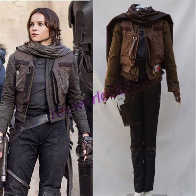 Rogue One:A Star Wars Story Jyn Erso Outfit Cosplay Costume Customize Full Set