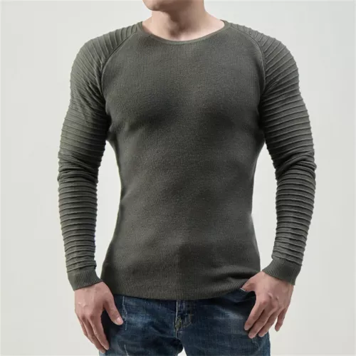 Men's slim-fit sweater casual knit pullover - Picture 10 of 14