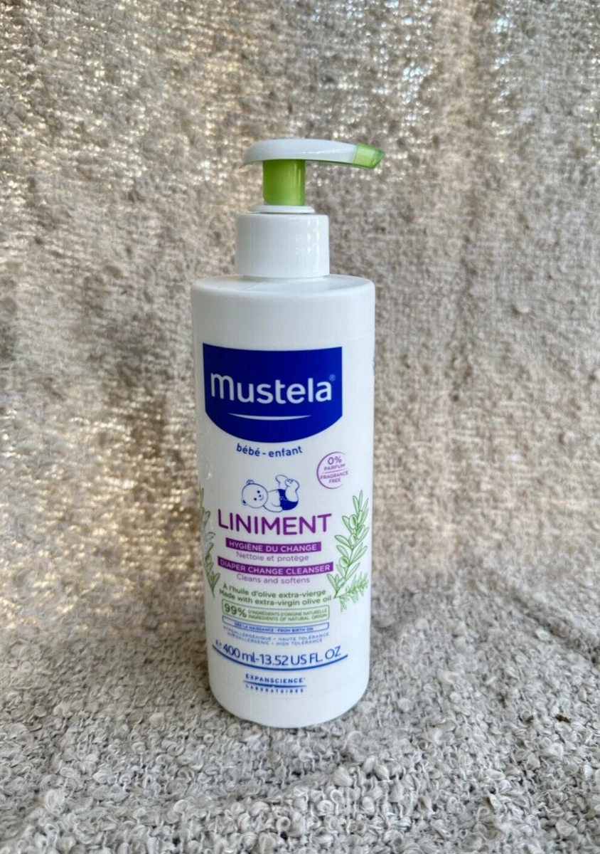 NEW Mustela Liniment Diaper Change Cleanser with Extra Virgin Olive Oil Baby