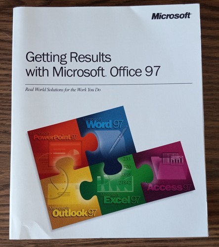 Getting Results with Microsoft Office 97 Manual - Afbeelding 1 van 3