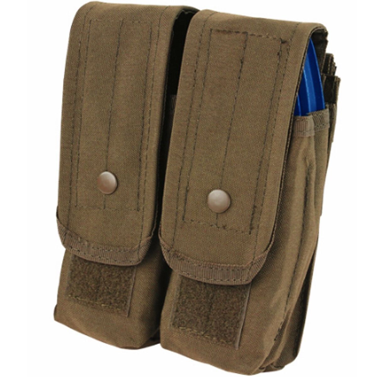 Condor Ma6 Coyote Brown Double Rifle Mag Pouch MOLLE 4x 5.56