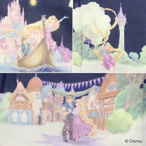 SECRET HONEY Disney Rapunzel patrón de linterna enredada TAMAÑO LIBRE color azul SIN USAR - Imagen 12 de 24