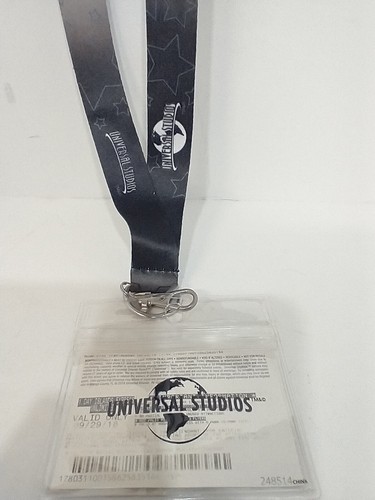 Universal Studios supporto pass cordino bianco e nero con pass giornaliero per 2018 - Foto 8 di 9