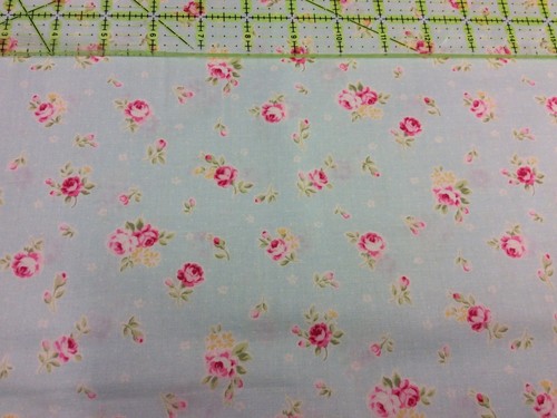 Lecien Princess Rose 31267 en azul claro 100 % algodón japonés - Imagen 5 de 5